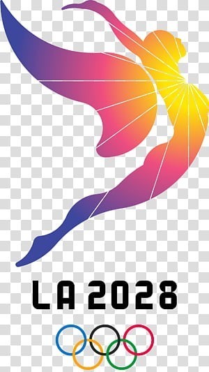 Los Angeles LA 2028 Olympics Vinyl Die Cut Sticker