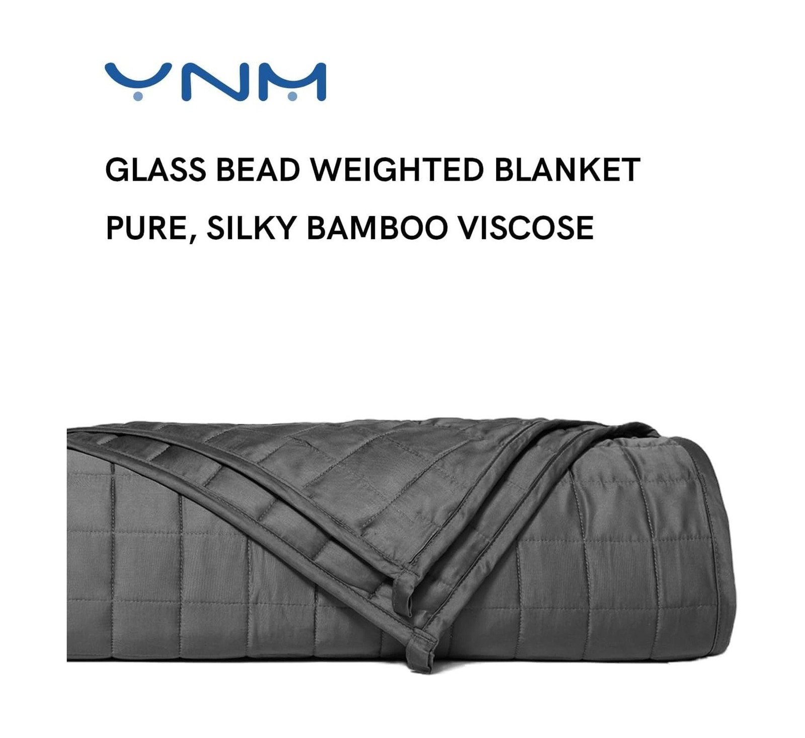 YnM Cooling Weighted Blanket for Adults, 15lbs Heavy Bed Throw … USA FAST SHIP