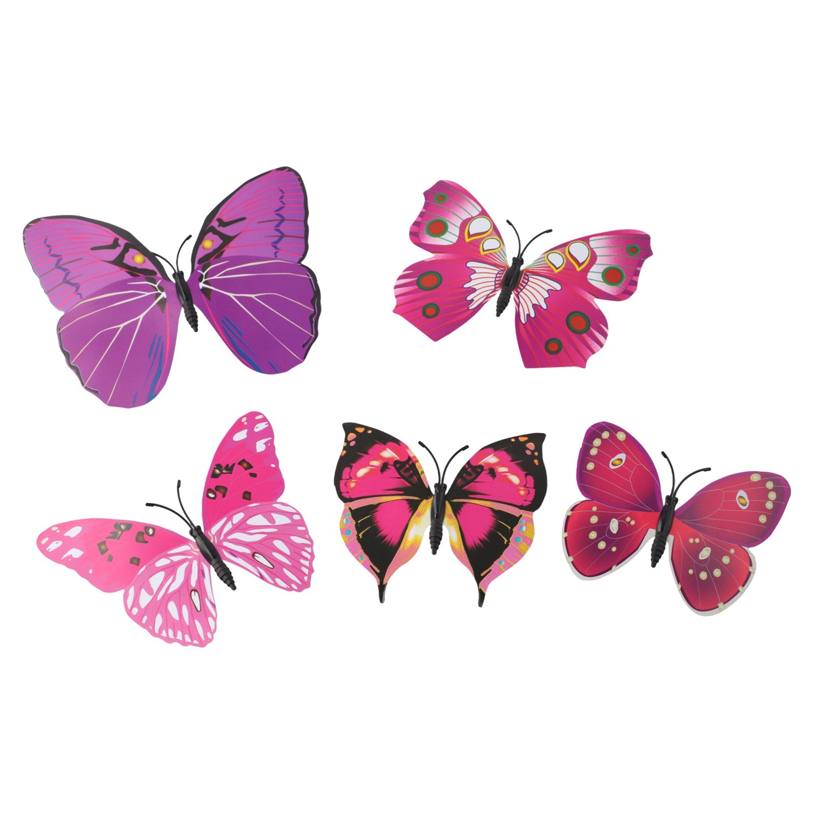 Whimsical 3D Butterfly Wall Art 12pcs Set for Living Room and Bedroom Decor