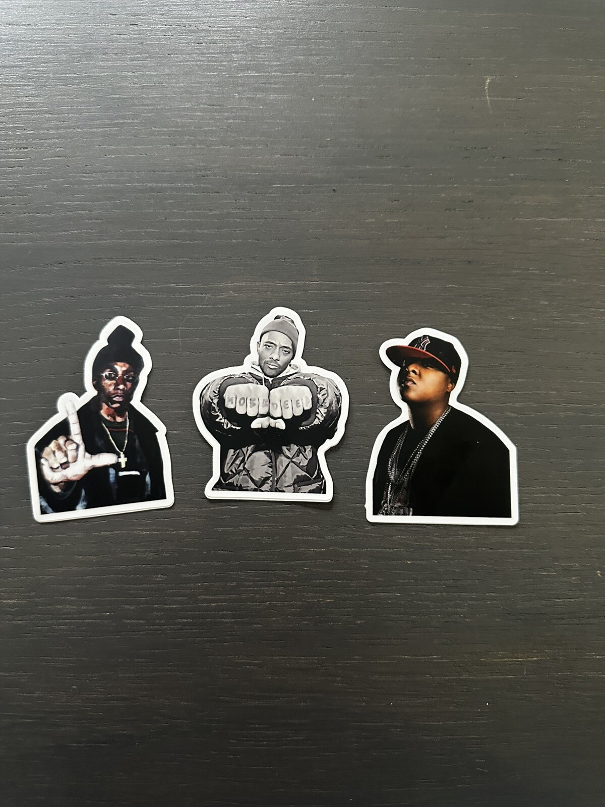 New York Rappers Pack (3) Hip Hop Vinyl Stickers Very High Quality Hip Hop 3”