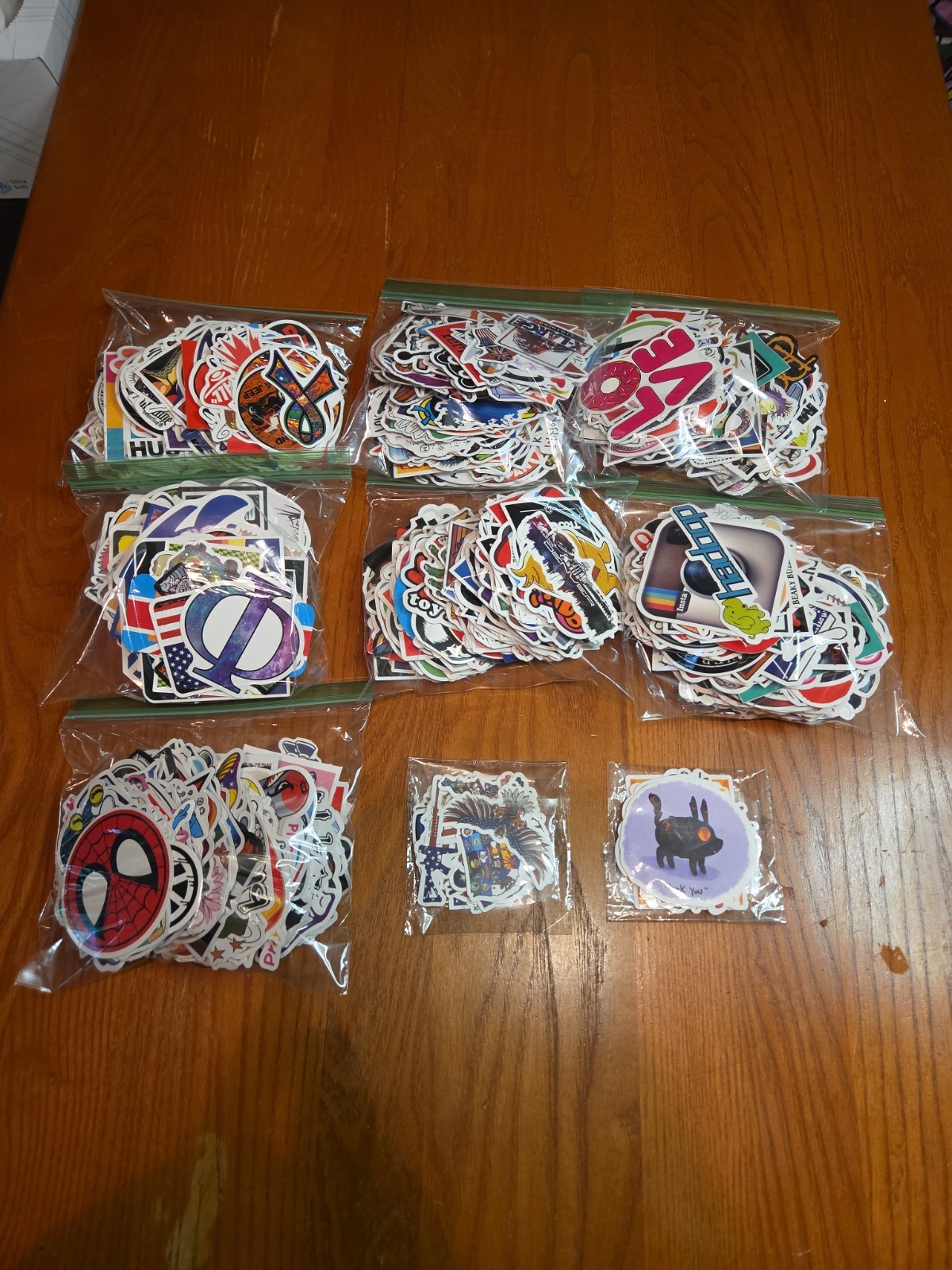 Sticker Decal Lot Of 1,400+ Vinyl/Die-Cut Stickers – Mixed Lot