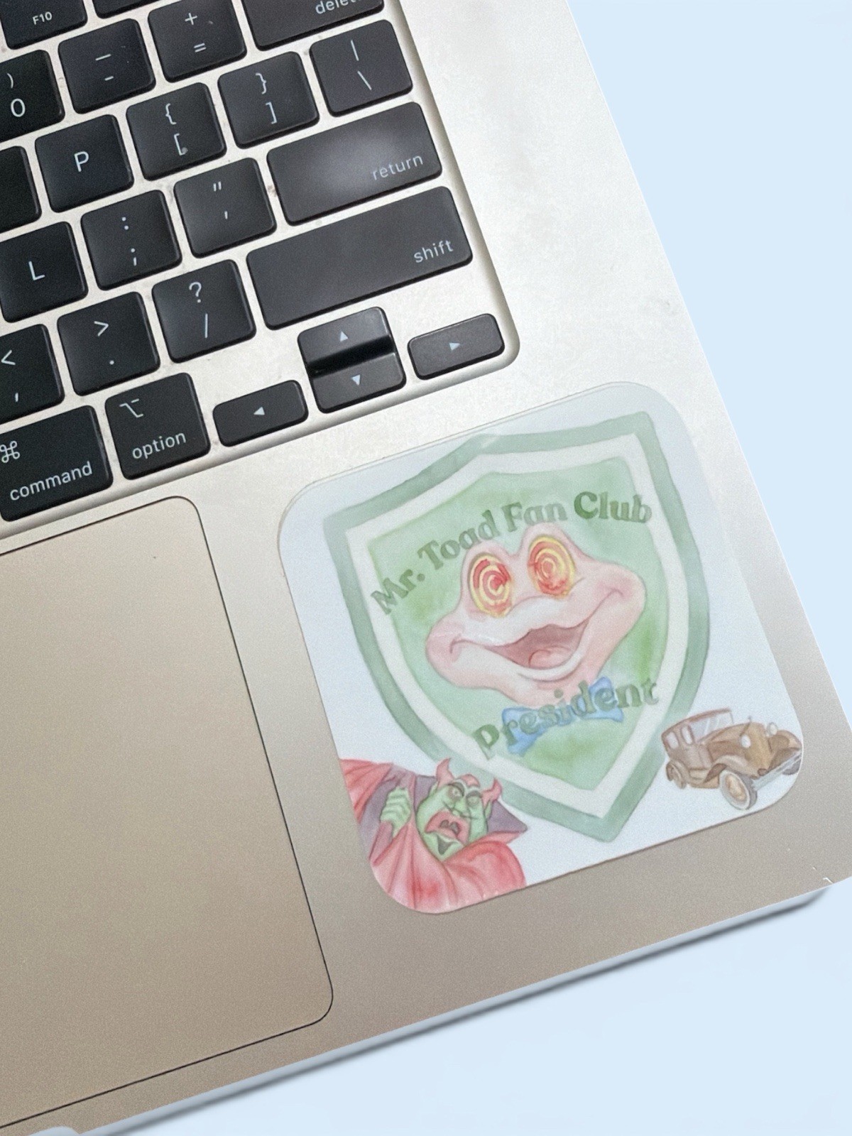 Mr. Toad’s Wild Ride 3×3 Sticker Homemade FAST SHIP