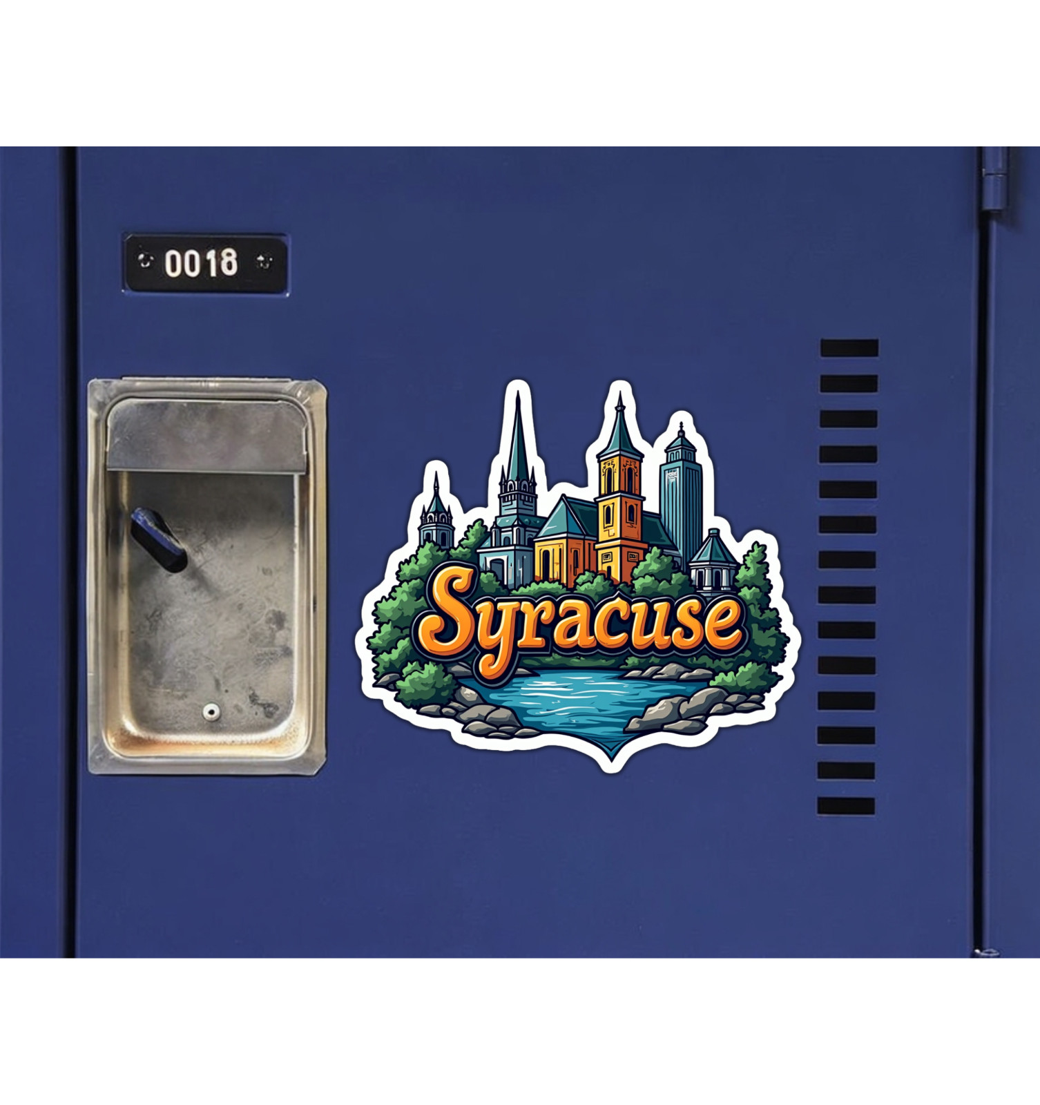 Syracuse New York Magnet or Sticker