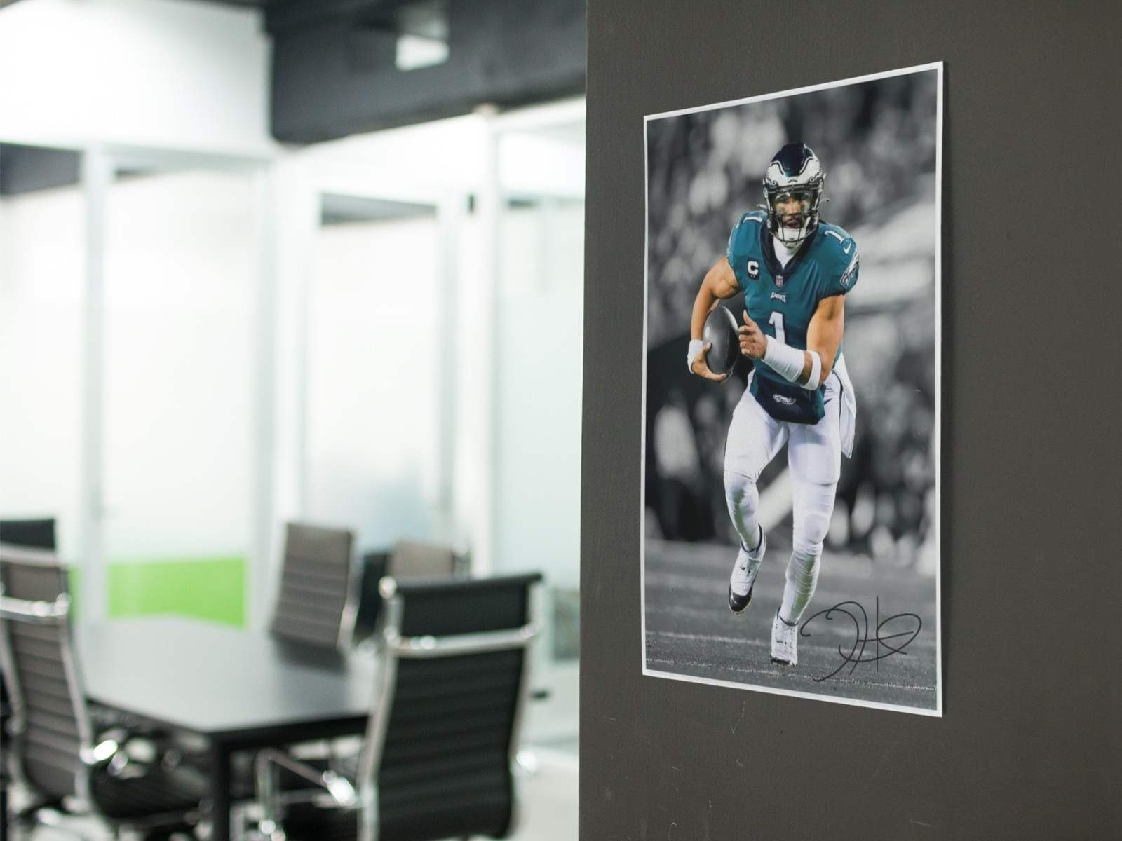 Football Quarterback Wall Vinyl Decal Graphic Poster Print Removable Adhesive