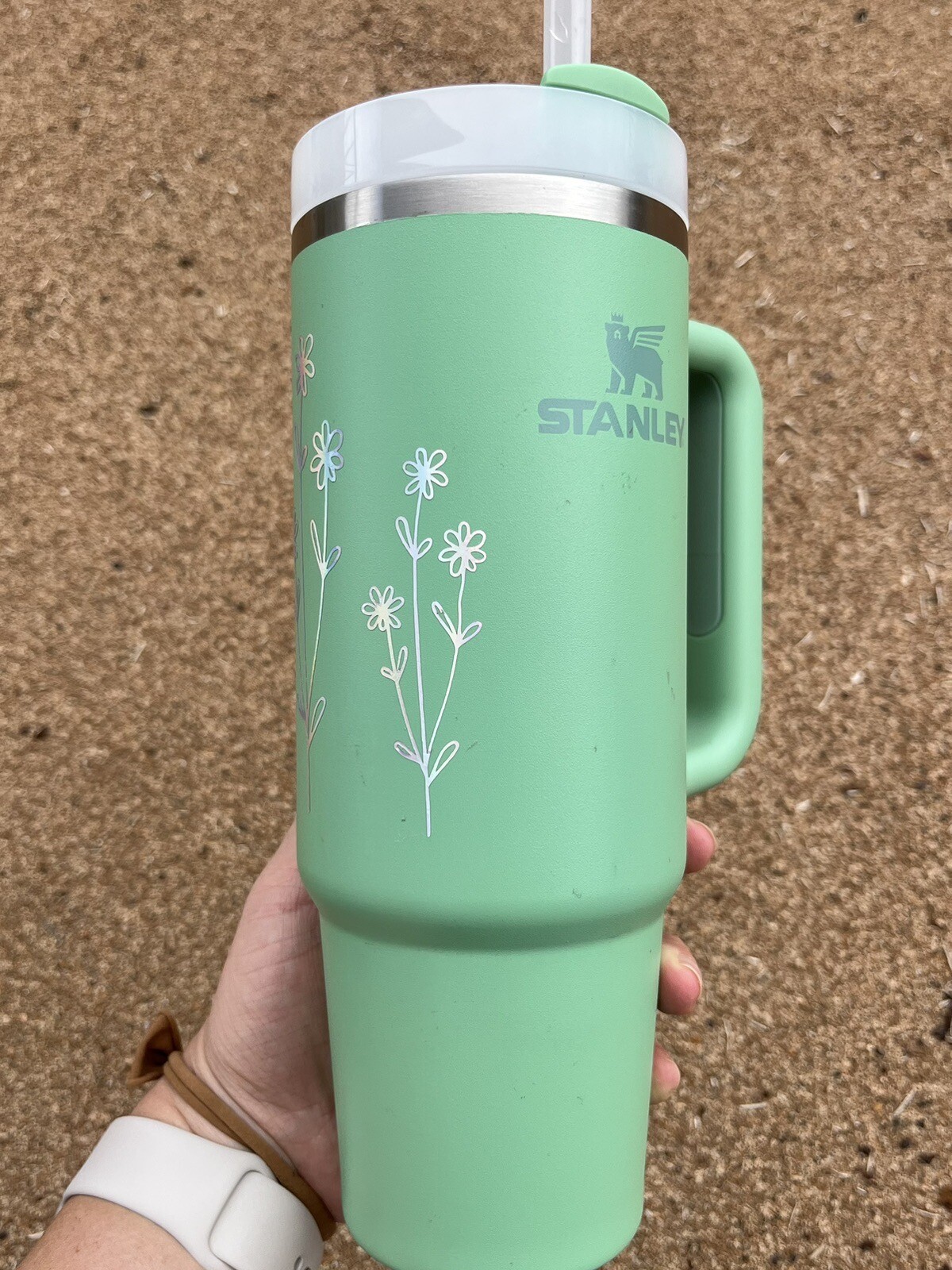 Stanley Tumbler Accessories 40oz 30oz Vinyl Holographic Sticker Decal Aesthetic