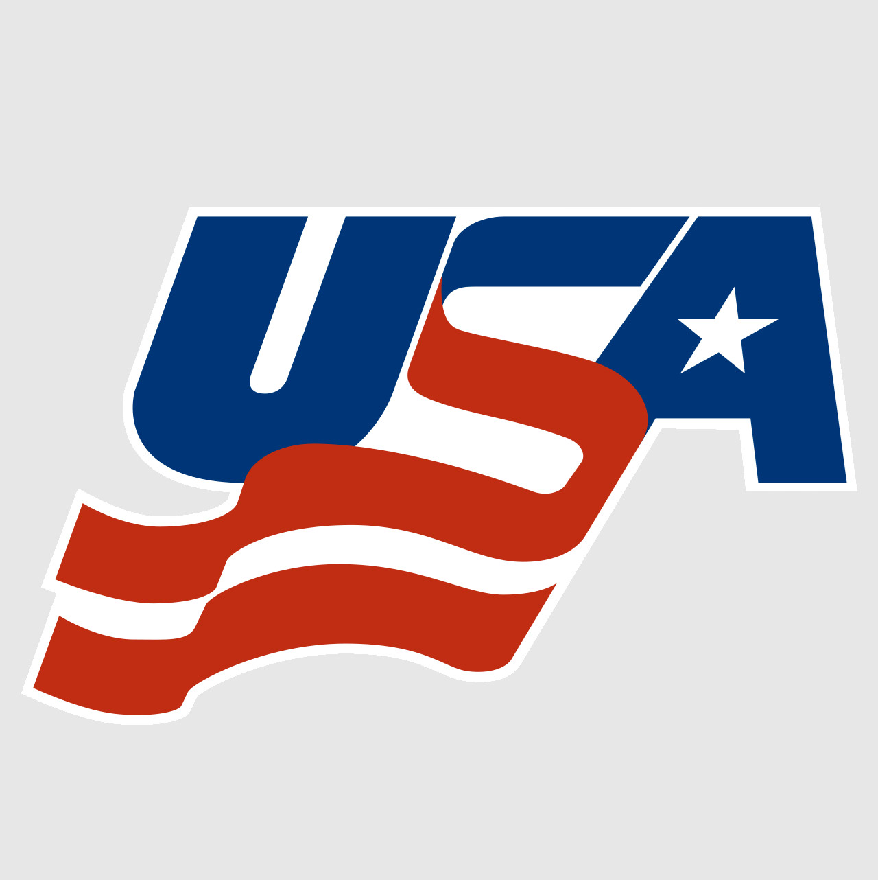 Weather Resistant Vinyl Sticker/Decal – Team USA Hockey Badge 03