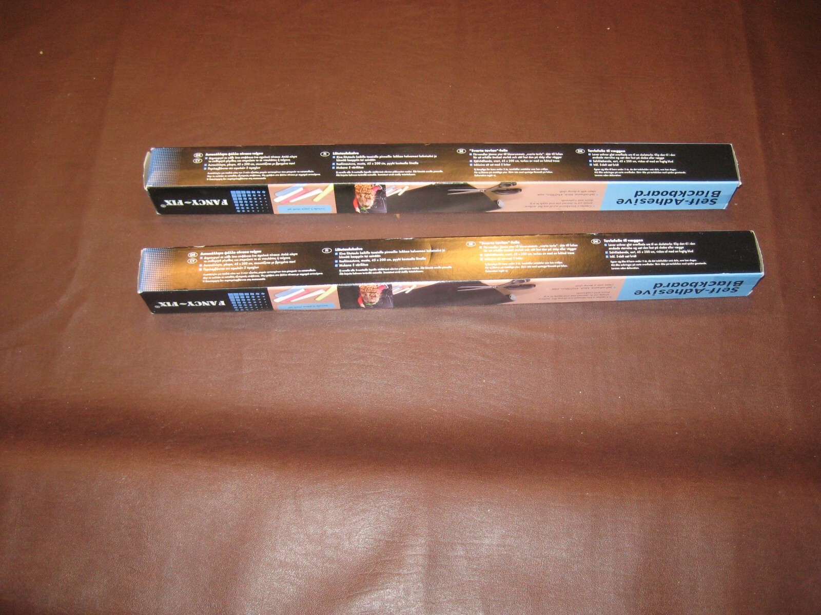 Fancy-Fix Self-adhesive Blackboard Two Included BRAND NEW SEALED
