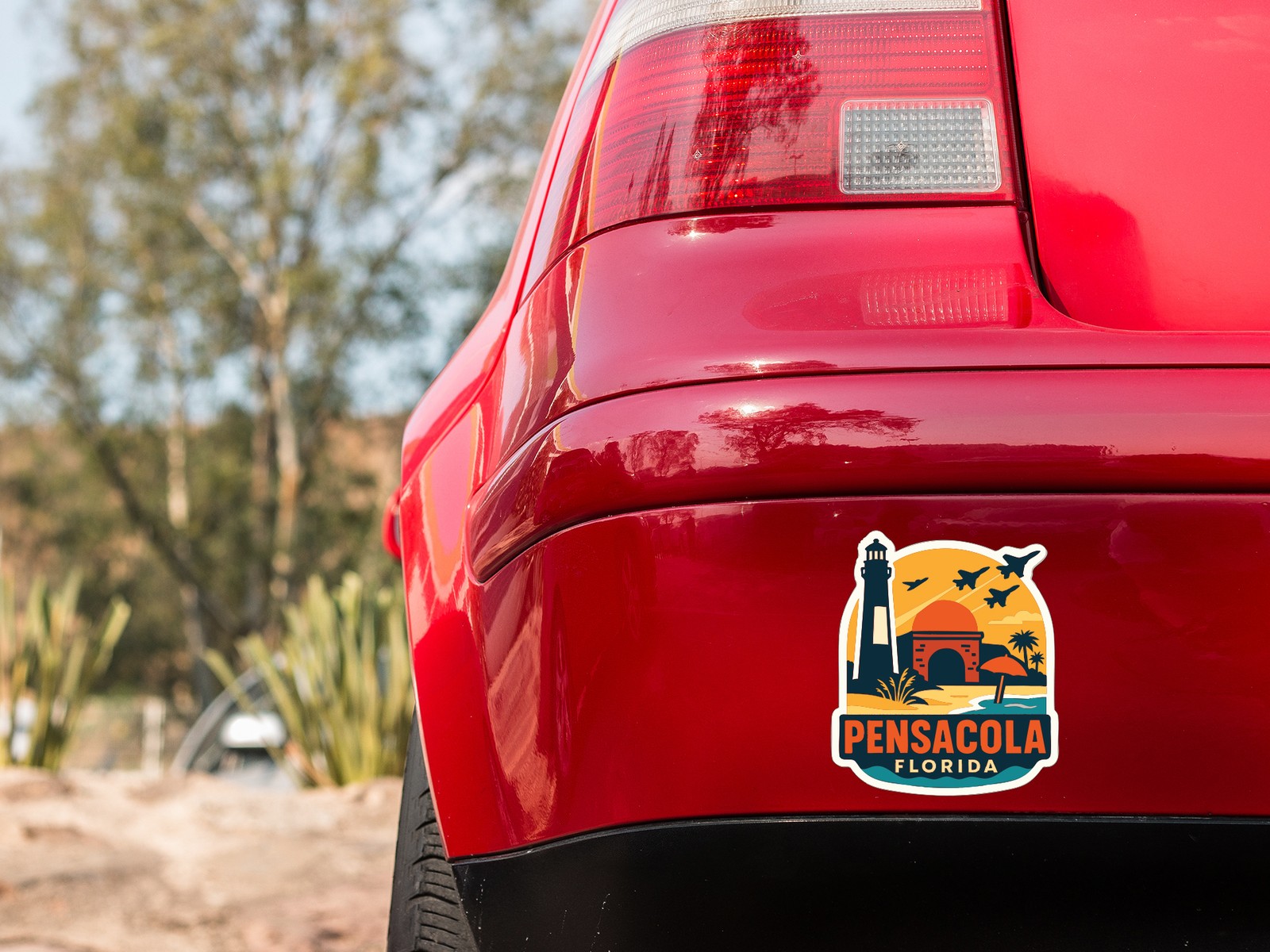 Pensacola Sticker Decal Vinyl Die-Cut City Skyline Landmark Design