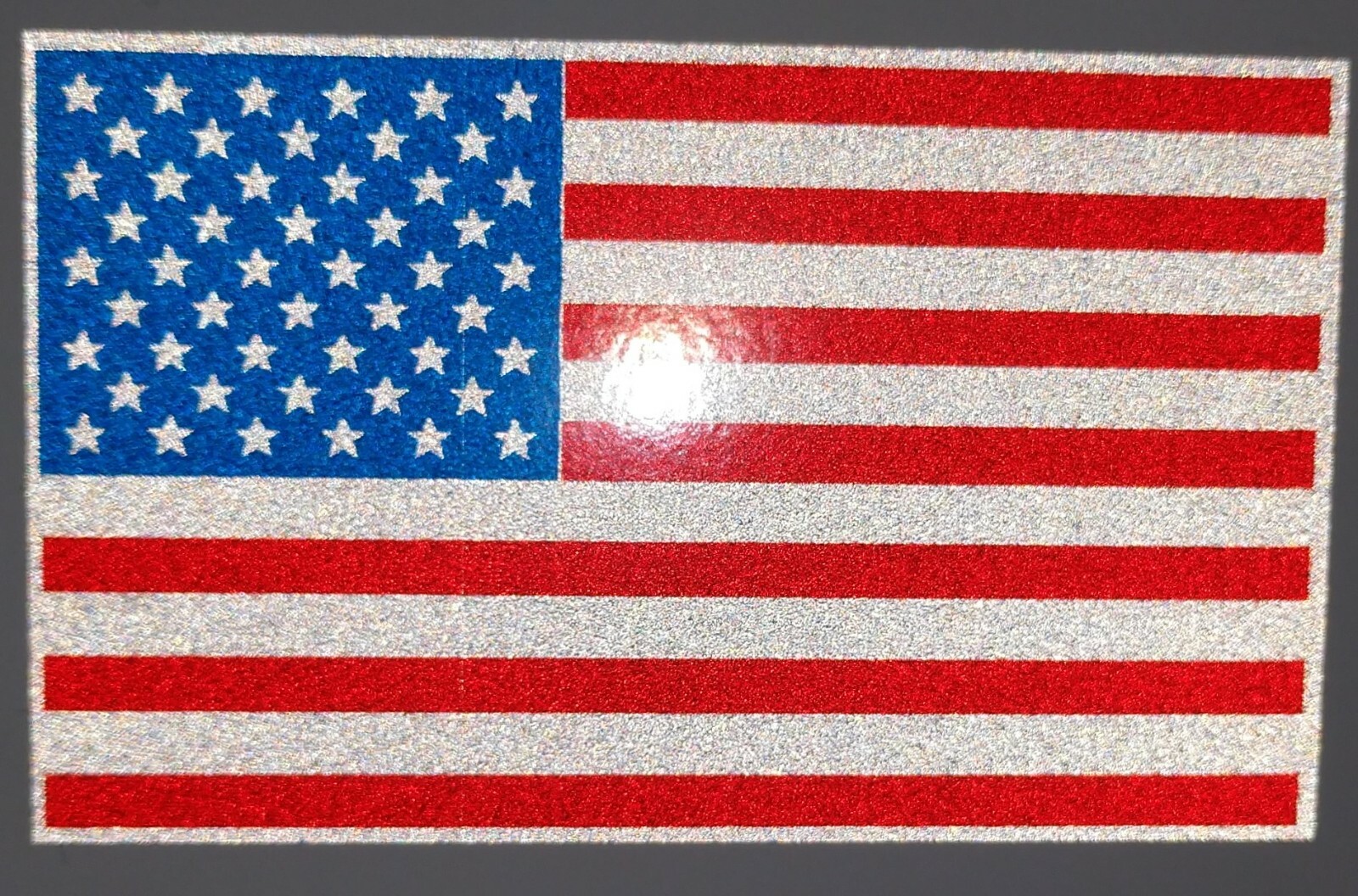 FULLY REFLECTIVE AMERICAN FLAG FIRE Car DECAL fire helmet EMS Multiple Sizes