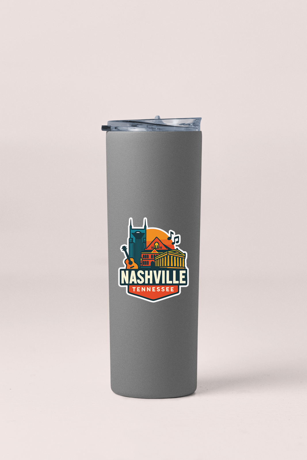 Nashville Sticker Decal Vinyl Die-Cut City Skyline Landmark Design