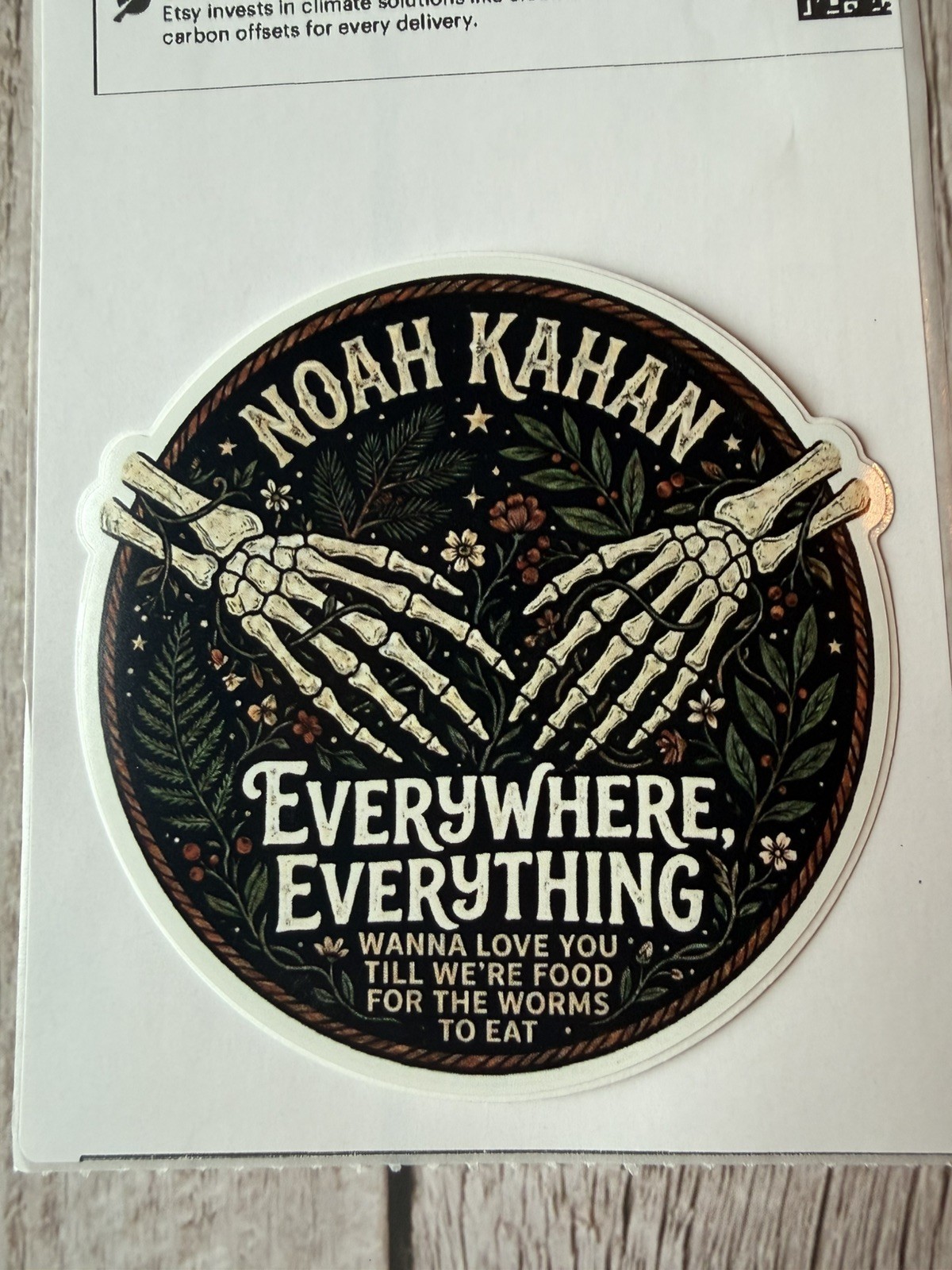 Everywhere Everything Noah Fan Art Vinyl Sticker Slap