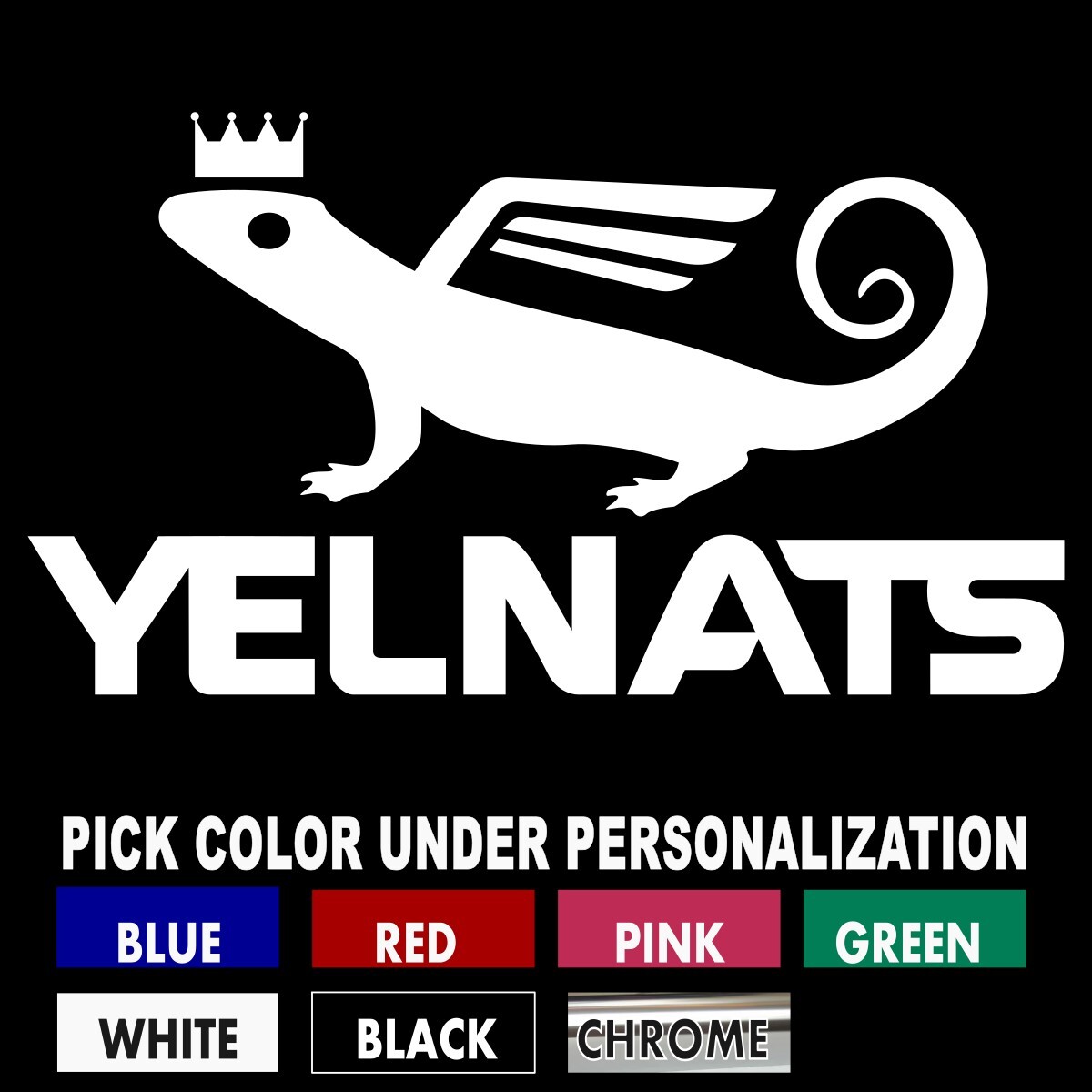 Yelnats Decal, Stanley Decal Tumbler Vinyl Logo, Stanley Sticker Parady