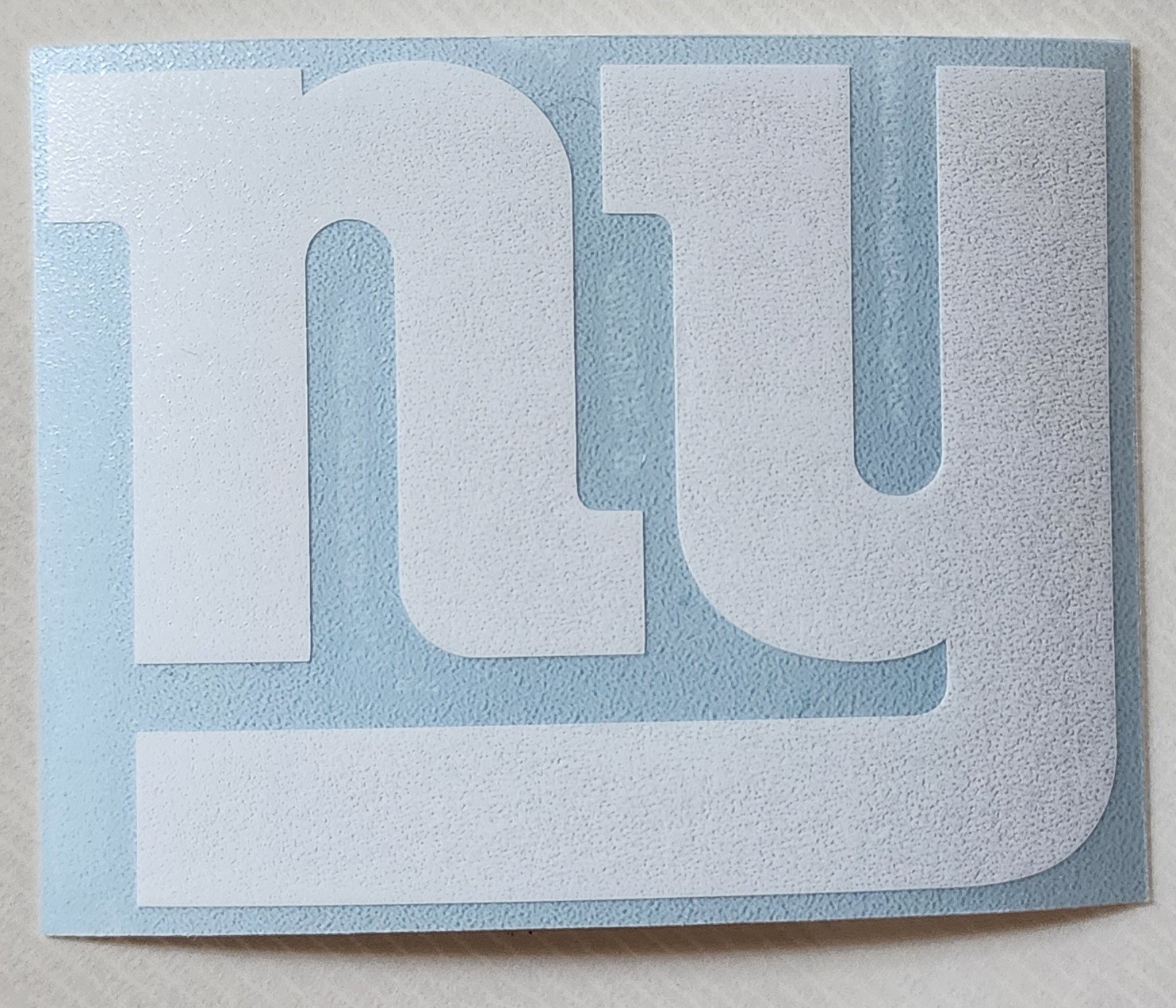 New York Giants "NY" – 3" wide -White / Blue / Red Vinyl Decal Truck Car Window