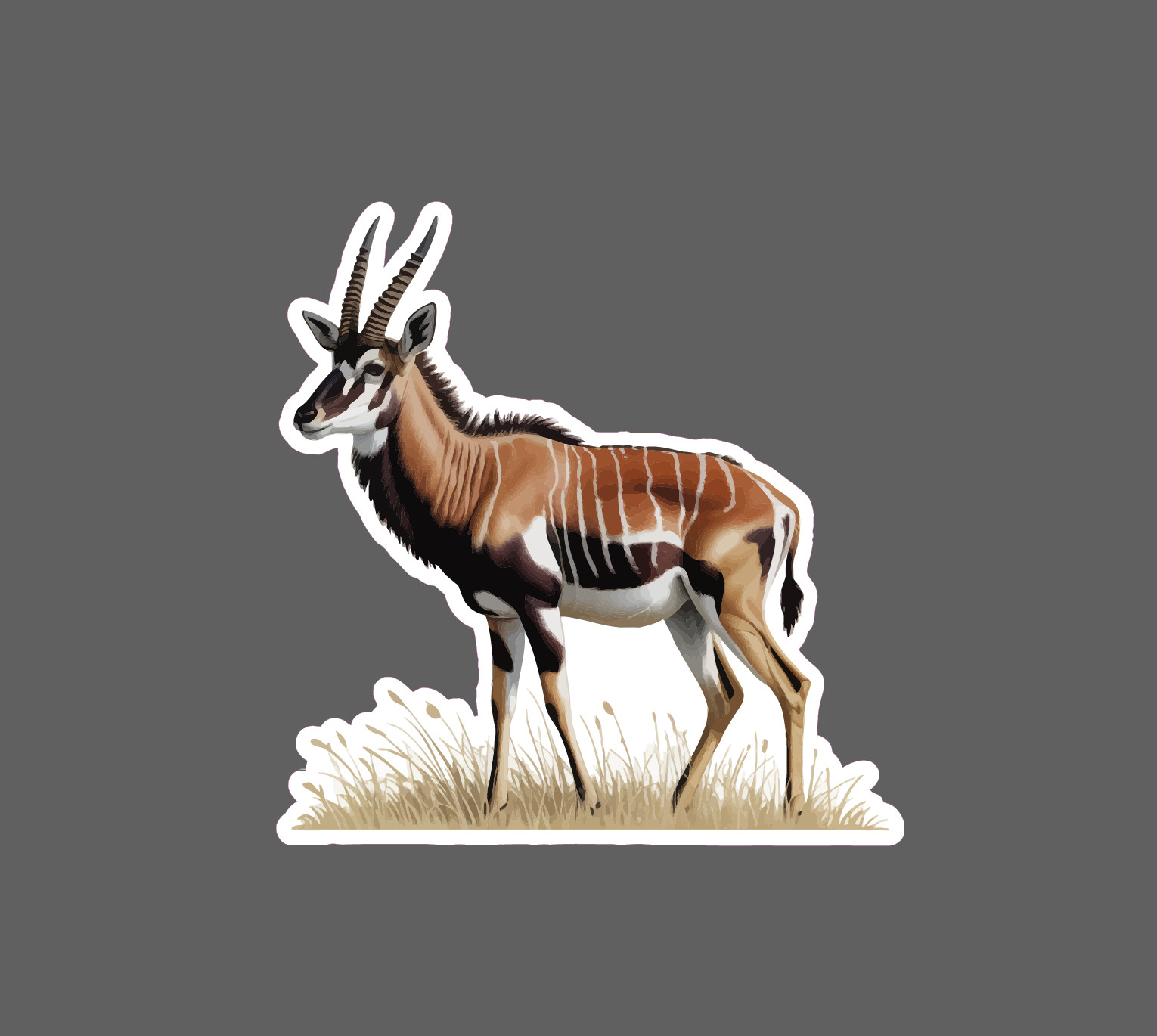 Antelope Sticker Wild Africa Wildlife Animal Nature Gift Waterproof NEW
