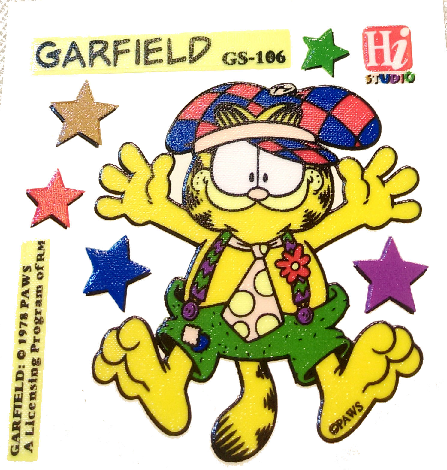 Garfield Waterproof Sticker Furniture Wall Tile Glass Laptop Decor Vinyl Decal