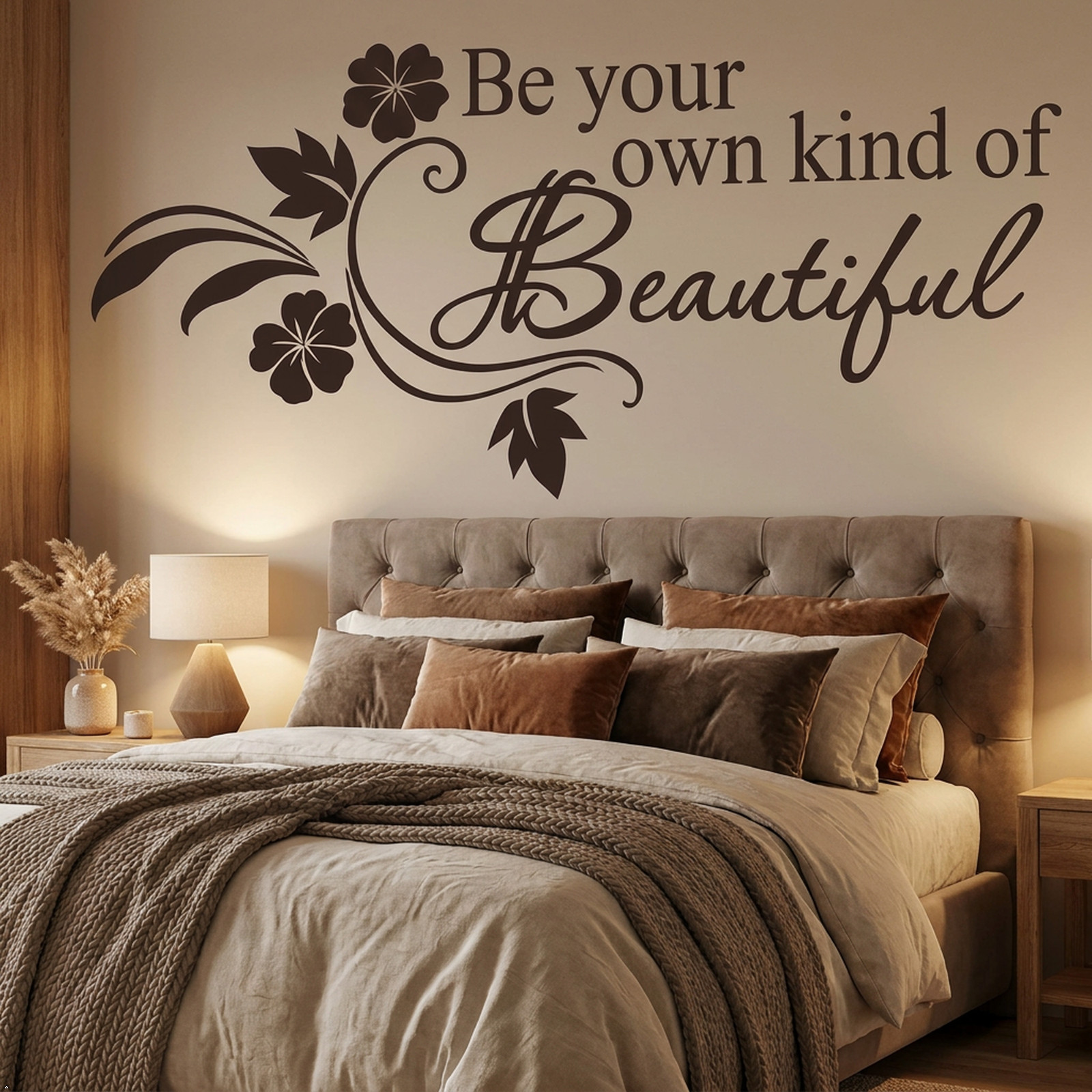 Be Your Own Kind of Beautiful vinyl Wall Art Sticker Wall Decals Home Art Decor