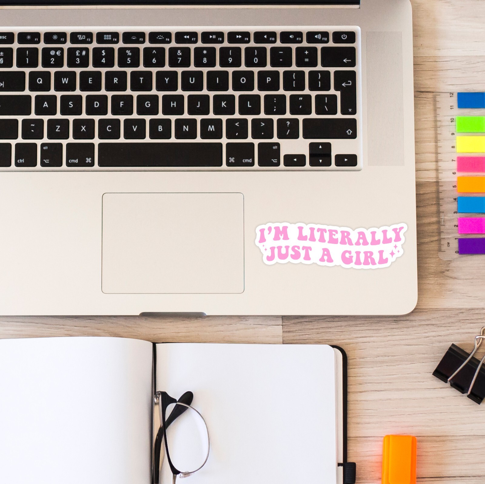 I'm Literally Just a Girl Sticker Laptop Water Bottle Vinyl Decal Sticker