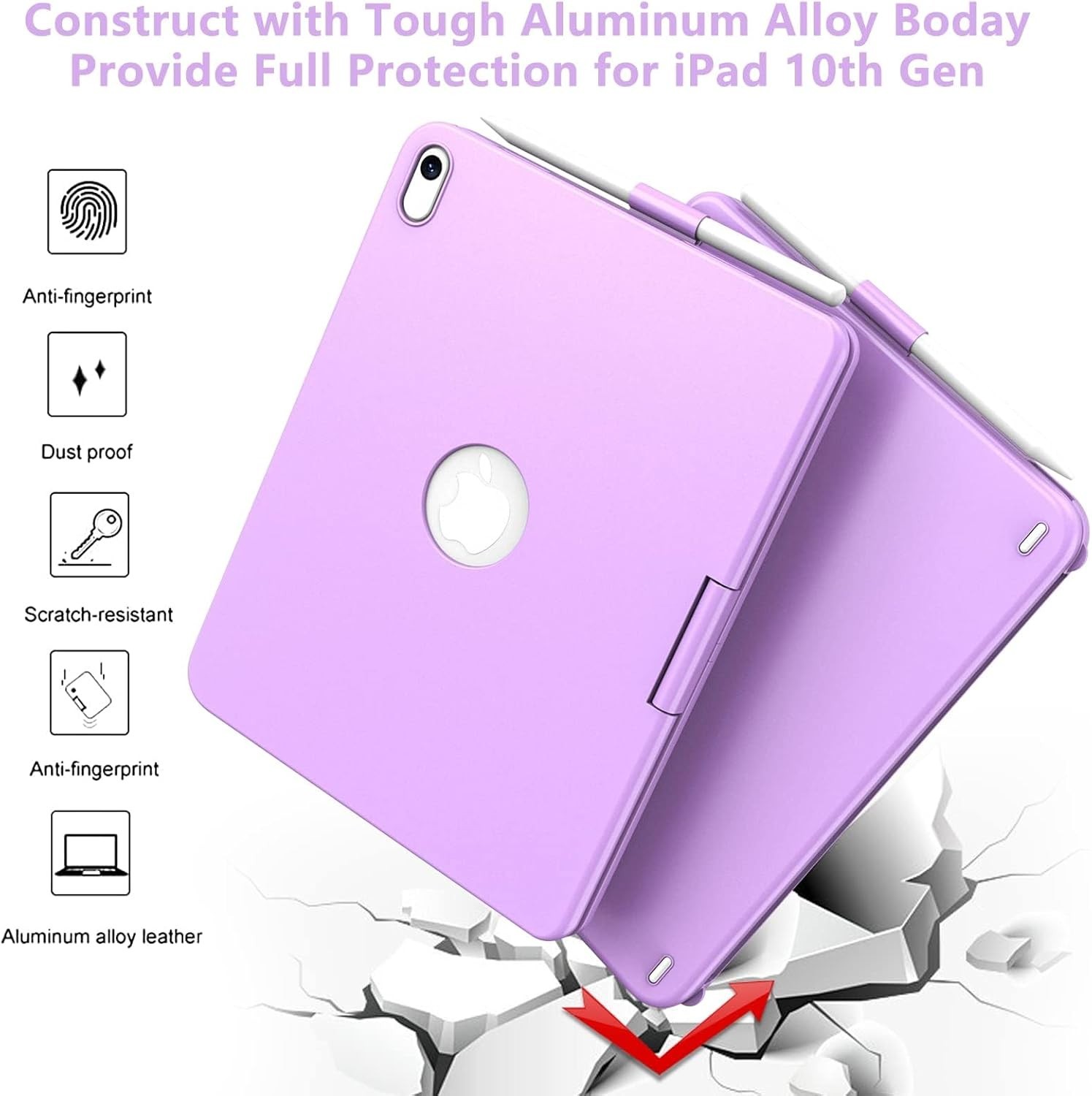 Touch Keyboard Case for iPad (A16) 11th Generation 11 inch 2025&10th Gen 10.9…