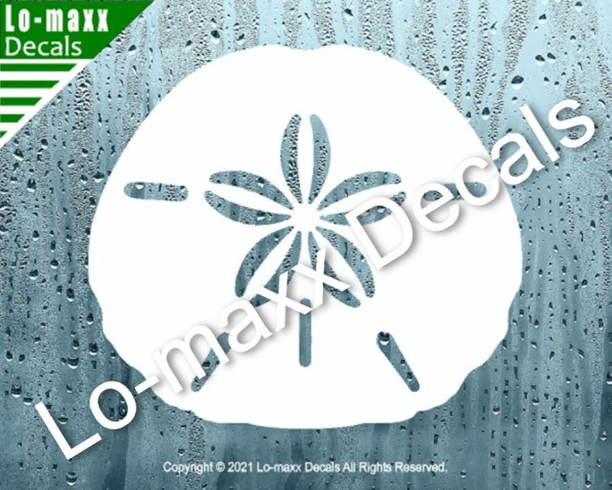 Sand Dollar Sea Life Seashore Ocean Beach Original Design Die Cut Vinyl Decal