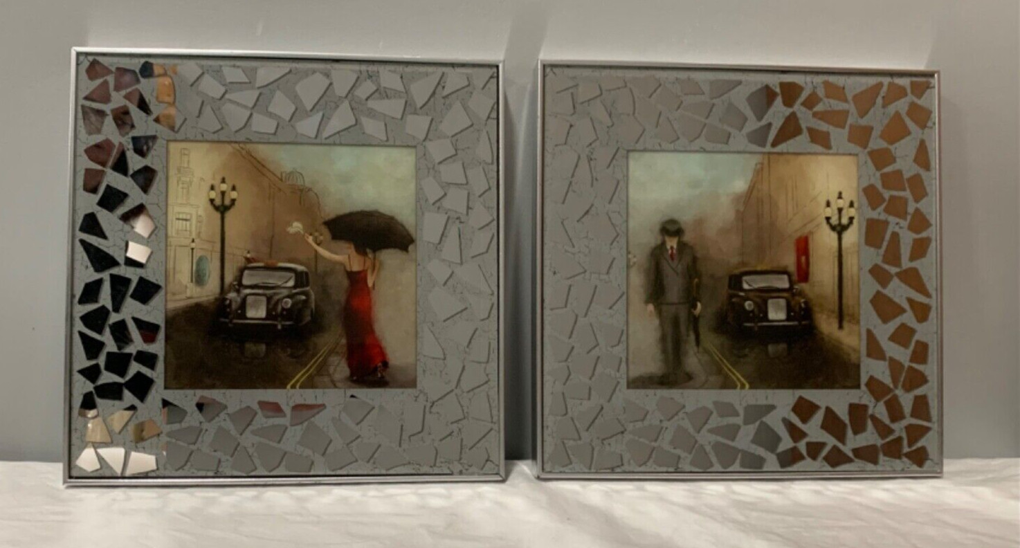 Art Deco 1920s Roaring Twenties Street Scene Wall Art Home Decor