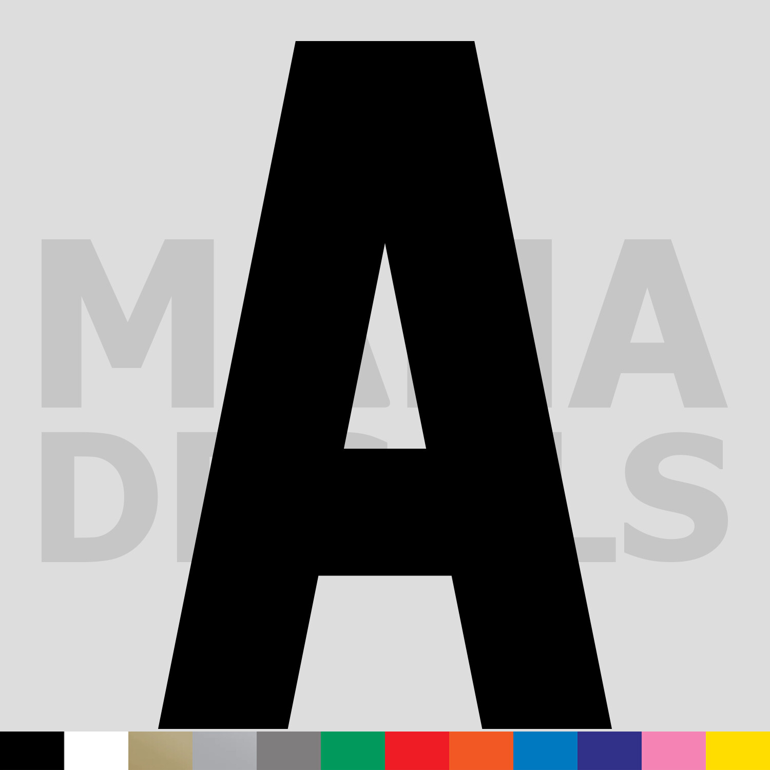 Jersey Letter A Vinyl Die Cut Decal Sticker – Sport Athlete Alphabet Text