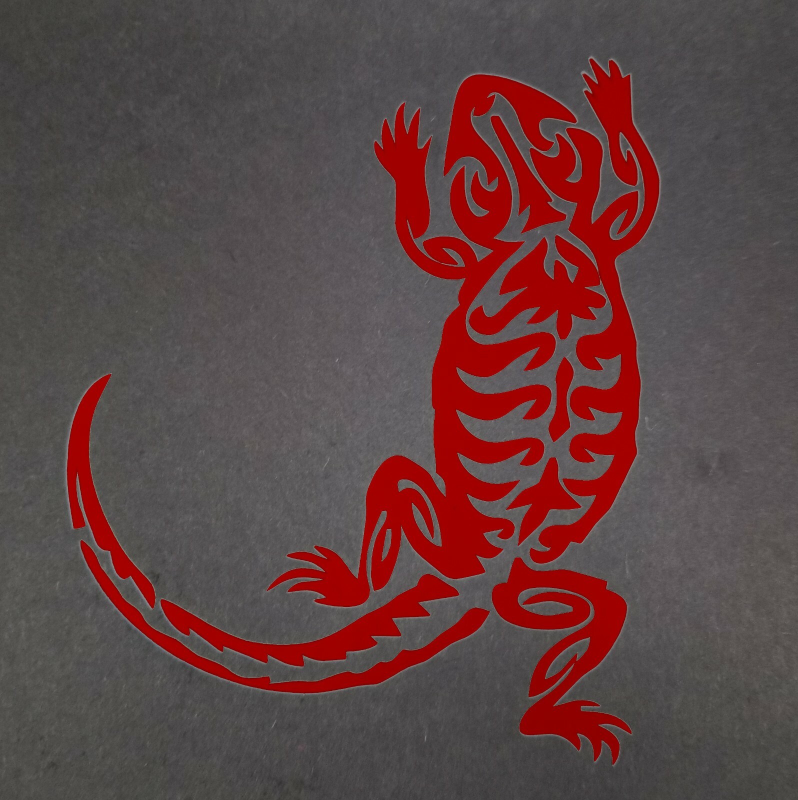 Lizard Tribal Decal Sticker CNC Cut Choose from 6 colors! FreeShip!