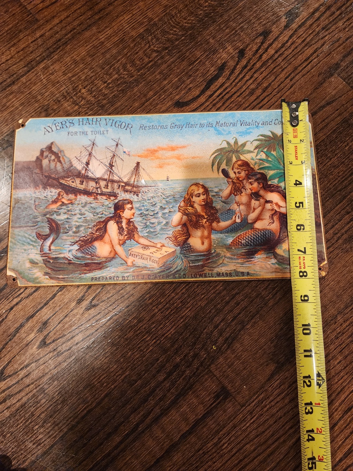 Mermaid Metal Decor Sign