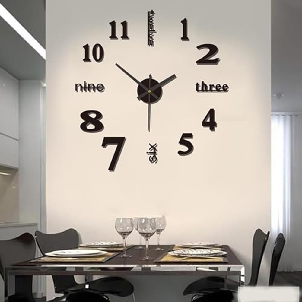 Home Decoration Living Room Clocks Tiles Waterproof Japanese Technology