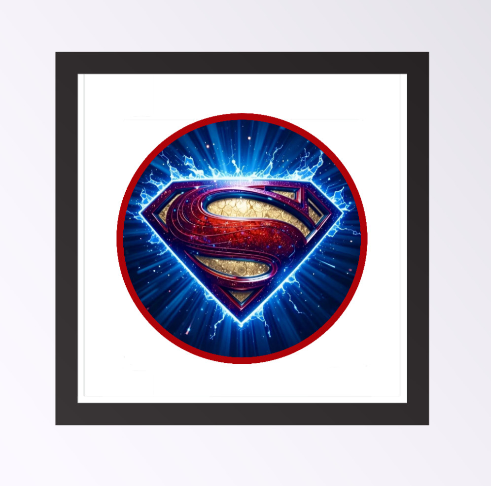 Superman (Lightning Logo) 4" Vinyl Decal Handmade Vehicle Cooler Laptop Decor 26