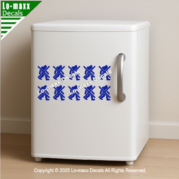 Bigfoot Victory Markings Die Cut Vinyl Sticker War Trophy Sasquatch Decal