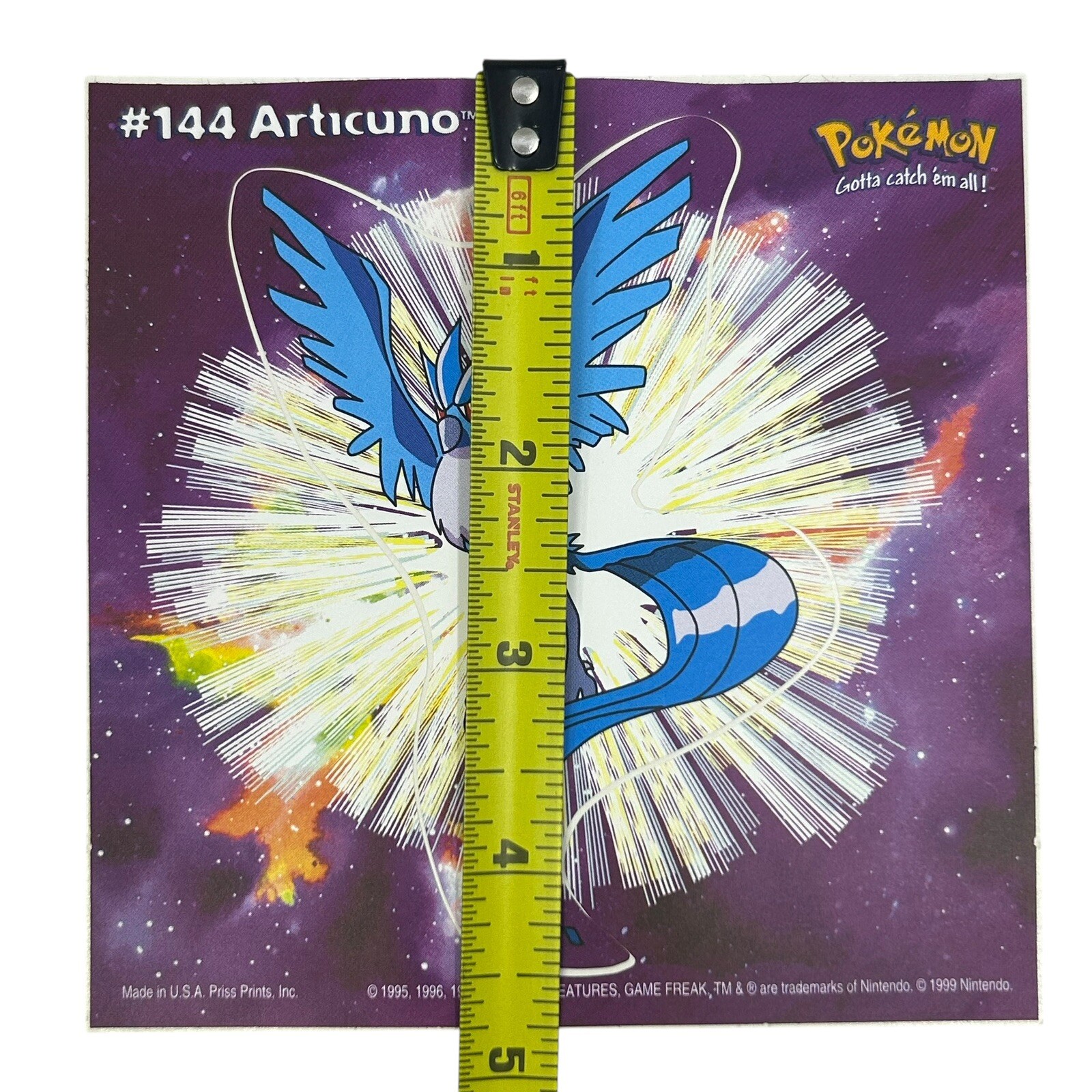 Pokemon Collect ’em Stick-Ups Articuno #144 Large 4” Sticker Priss Prints
