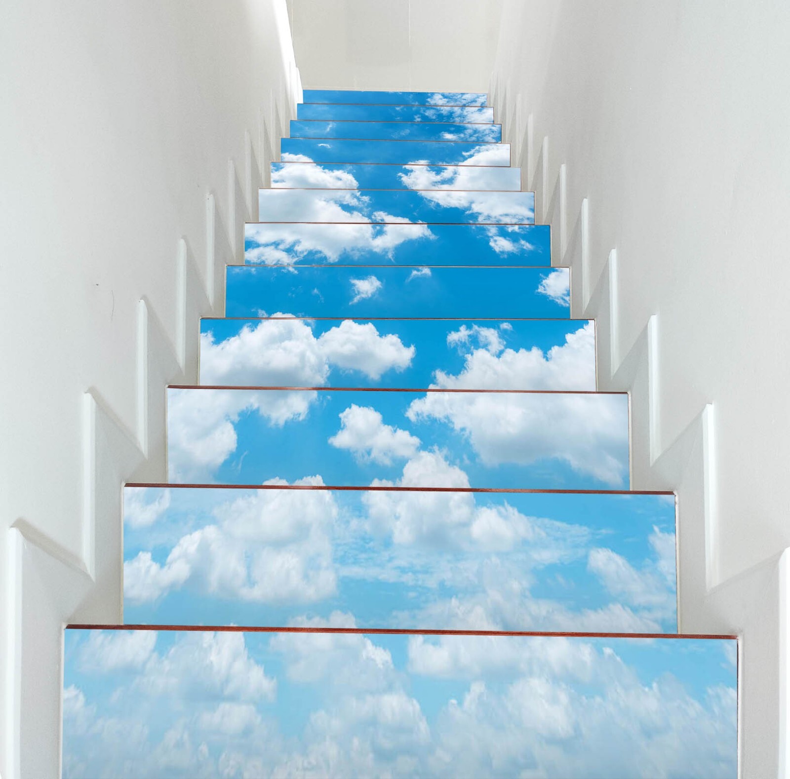 3D Blue Sky O3129 Stair Risers Decoration Photo Mural Decal Wallpaper Romy