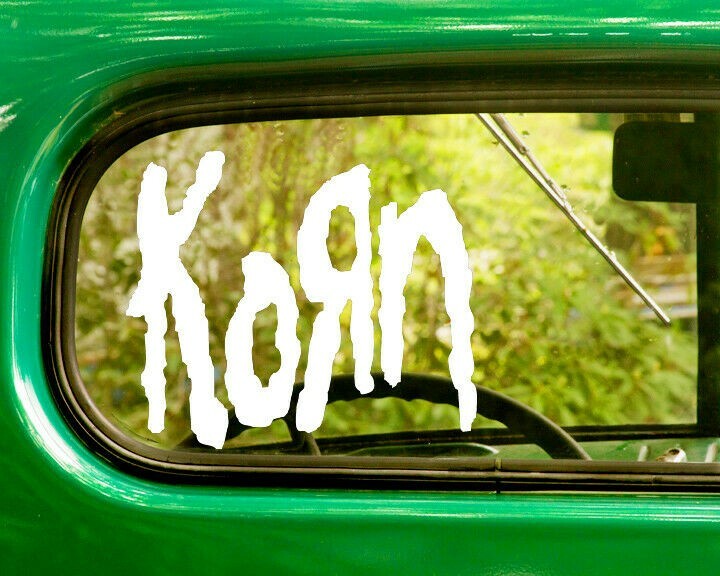 2 KORN DECAL Stickers For Car Truck Window Bumper Laptop Jeep