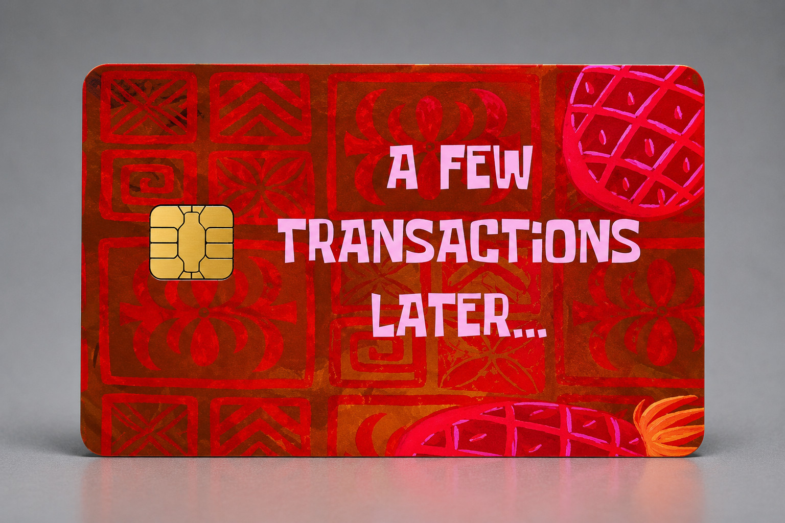 A Few Transactions Later Credit Card Skin Funny Debit Vinyl Sticker
