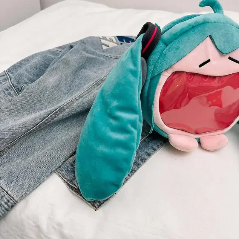 Anime Hatsune Miku Cosplay Plush Backpack Ita Bag Women Bag Shool Student Men Ve