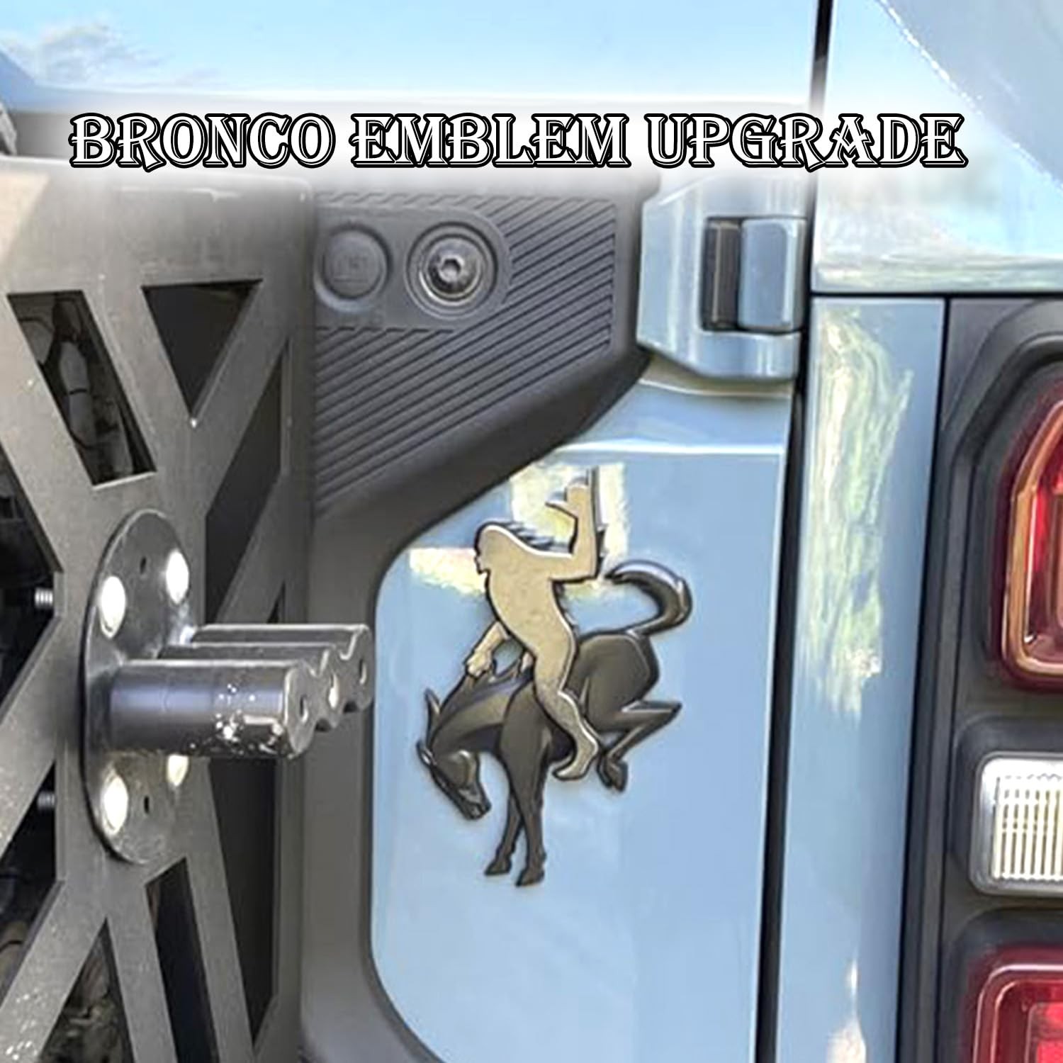 Add-A-Sasquatch Emblem for Bronco, 3×4 Inch, Off-Road Decal with 3M Adhesive,…