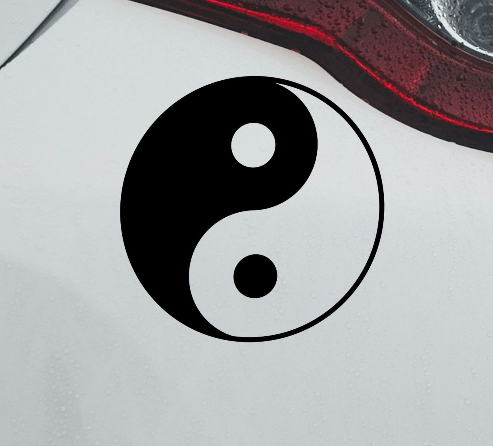 Yin Yang Decal Car & Wall Art Decor Ying Yang Sticker Home Window Tumbler Bumper