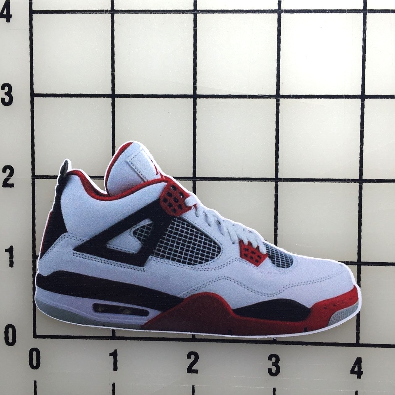 Jordan 4's 4" Wide Color Vinyl Decal Sticker BOGO