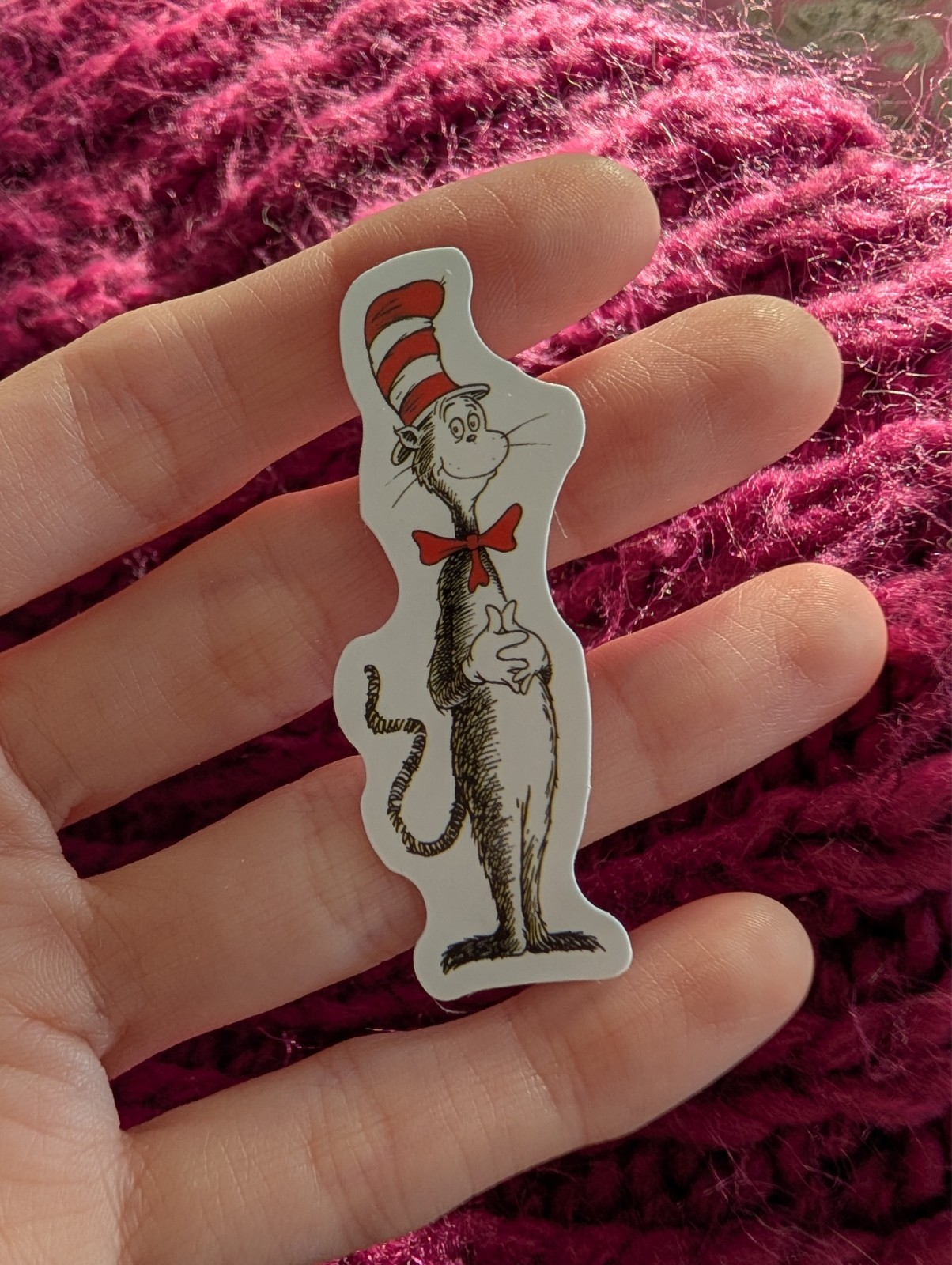 Dr. Seuss Sticker, cat in hat