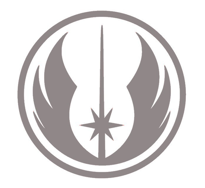 JEDI ORDER INSIGNIA, STAR WARS, Decal Stickers for Cars, Laptops, Tablets