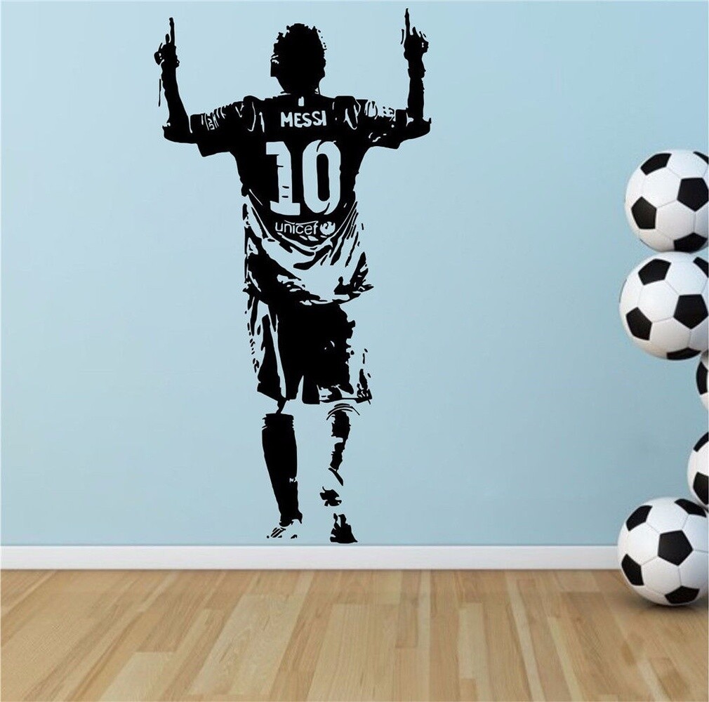 Lionel Messi Football Player Goal Celebration Wall Art Sticker Home Decal Vinyl