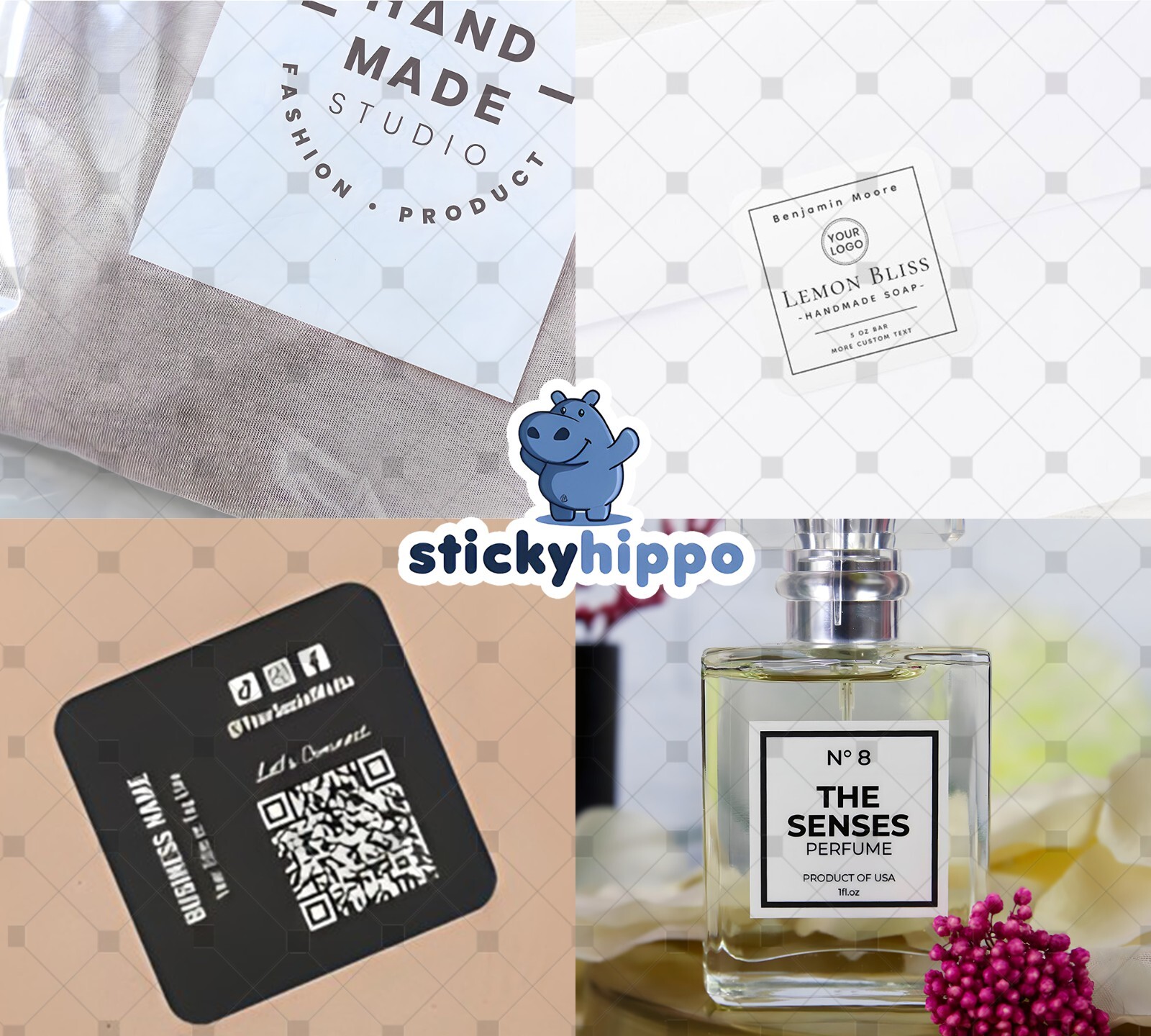 Custom Round Stickers | 1.0 TO 6.0 Inch Custom Personalized Business Logo Labels