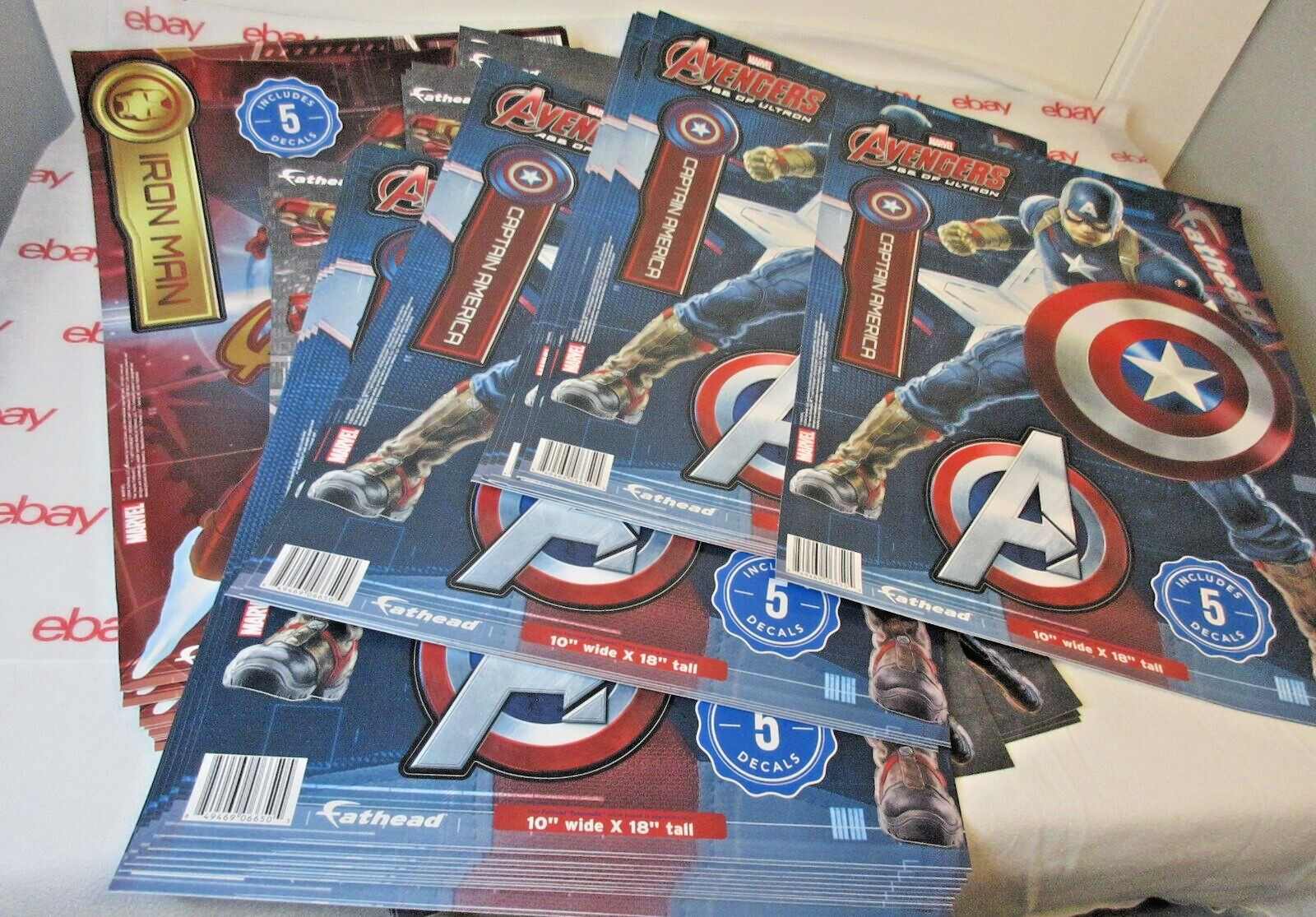 FATHEAD Marvel 2014 Decals Avengers Age of the Ultron Iron Man 42 PC RESALE LOT