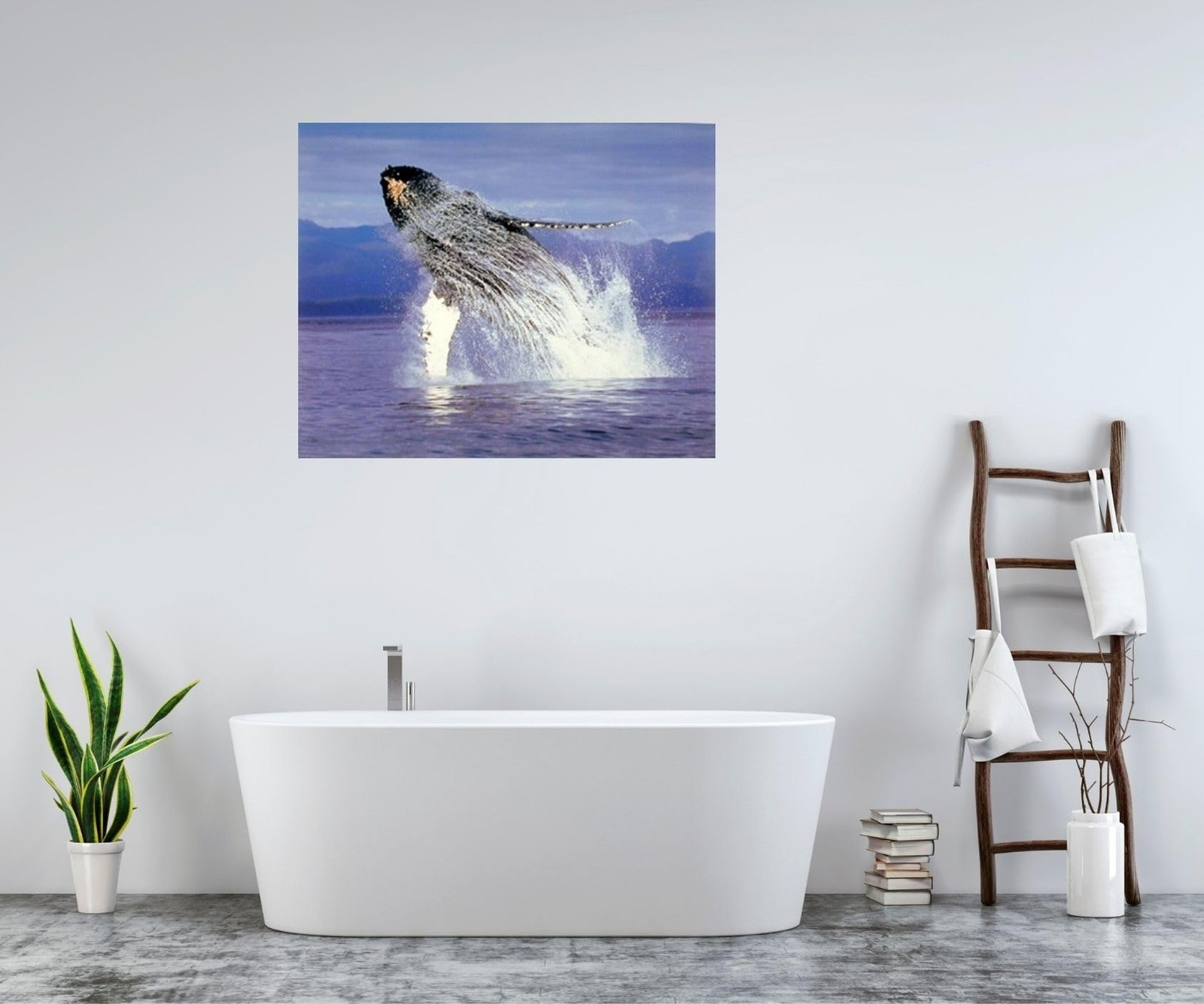 Humpback Sea Whale Ocean Animal Wall Decor Art Print Poster (16×20)