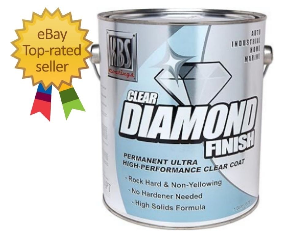 KBS Coatings 8304 DiamondFinish Watercolor 16 Fl Oz (Pack of 1), Clear Gloss