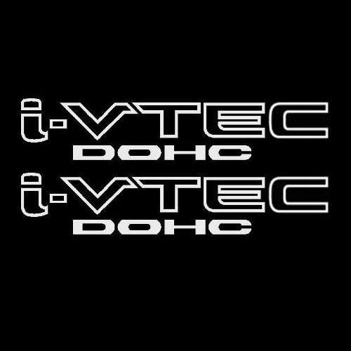 Pick your color of 2x i-VTEC DOHC JDM Sticker Decal Vinyl JDM Honda Acura ivtec