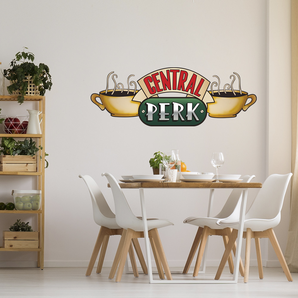 Friends Wall Decal, Cafe Wall Sticker, Removable Vinyl Sticker
