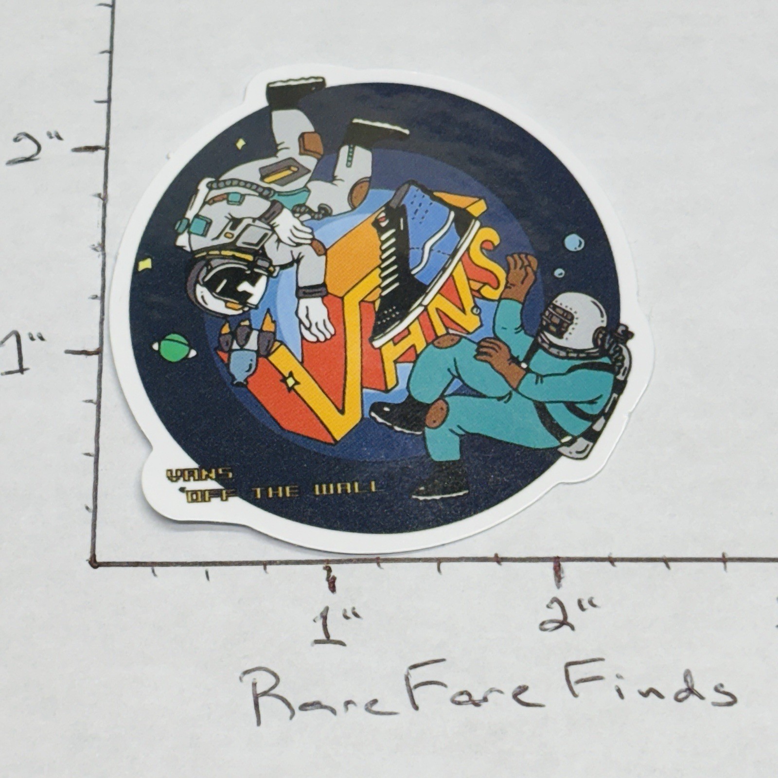 NEW‼ Vans Off the Wall Astronaut Space Skateboard Vinyl Decal Sticker•+Tracking‼