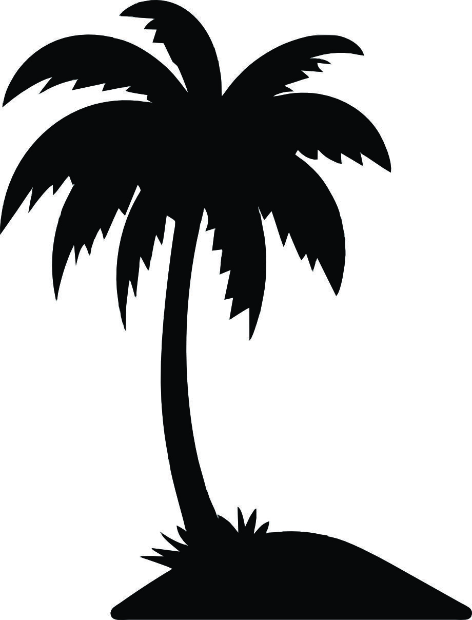 Vinyl Decal Palm Tree Style #7 Transfer Sticker Premium Quality Outdoor Vinyl