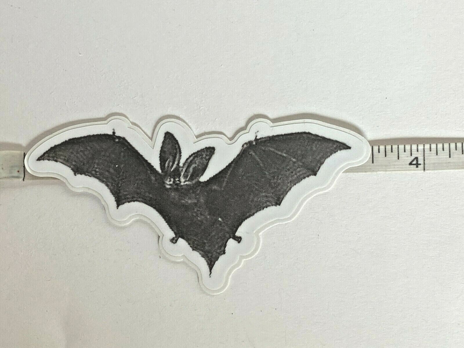 Flying BAT Vinyl Sticker 3 1/2"x 2" Laptop Notebook Mug Fade Resistant